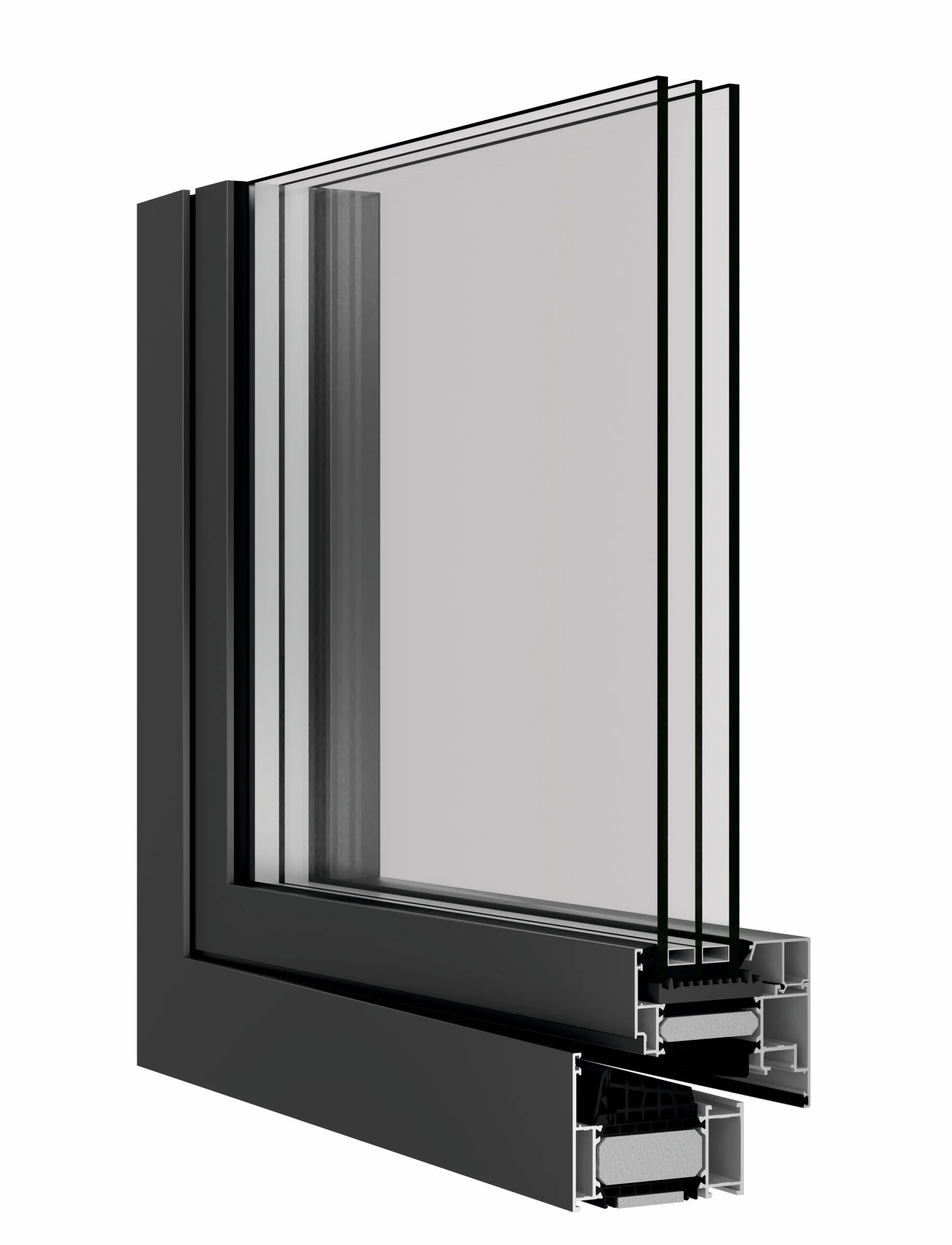 Profil Aluprof MB-104 Passive — certifikovaný pasivní hliníkový systém